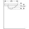 Раковина GEBERIT VARIFORM 55 см 500.722.01.2